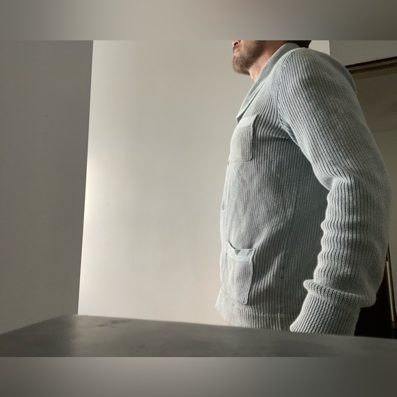 RRL shawl collar cardigan light blue - Picture 5 of 8